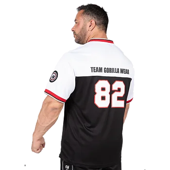 Ladda bild till gallerivisaren, Gorilla Wear Trenton Football Jersey, black/white

