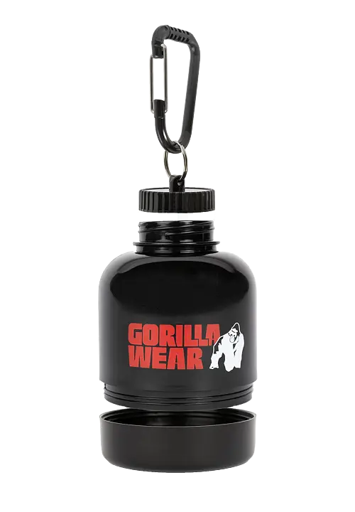 Gorilla Wear Supplement Funnel Keychain, black