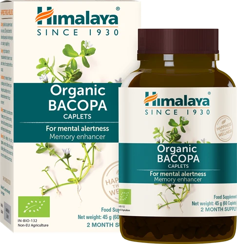  Ladda bild till gallerivisaren, Himalaya Organic Bacopa - 60 caps
