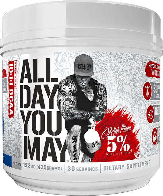 5% Nutrition All Day You May - 450 g Blue Raspberry