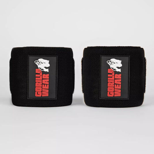 Gorilla Wear Elbow Wraps, black - 1,8 m