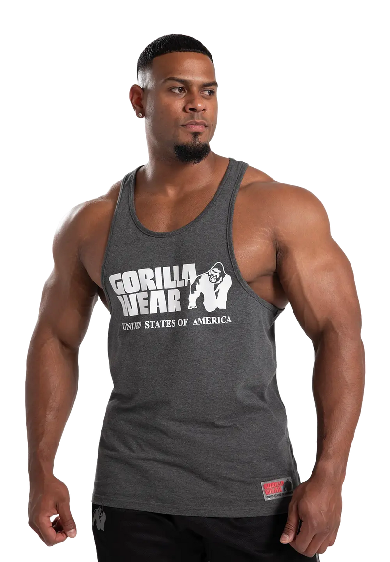  Ladda bild till gallerivisaren, Gorilla Wear Classic Tank Top, dark grey
