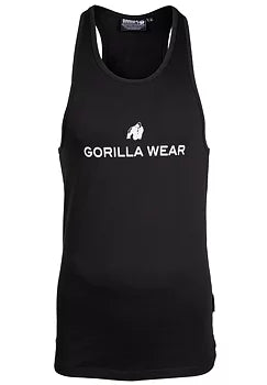  Ladda bild till gallerivisaren, Gorilla Wear Carter Stretch Tank Top, black
