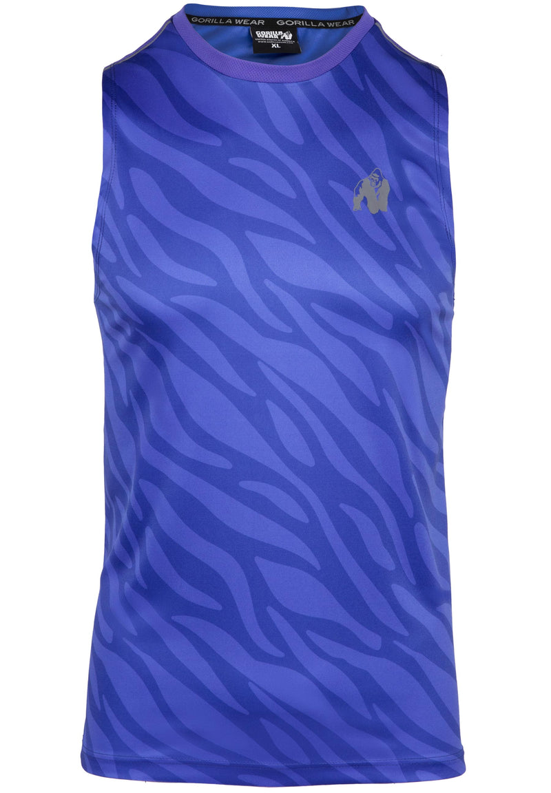  Ladda bild till gallerivisaren, Gorilla Wear Washington Tank Top, blue
