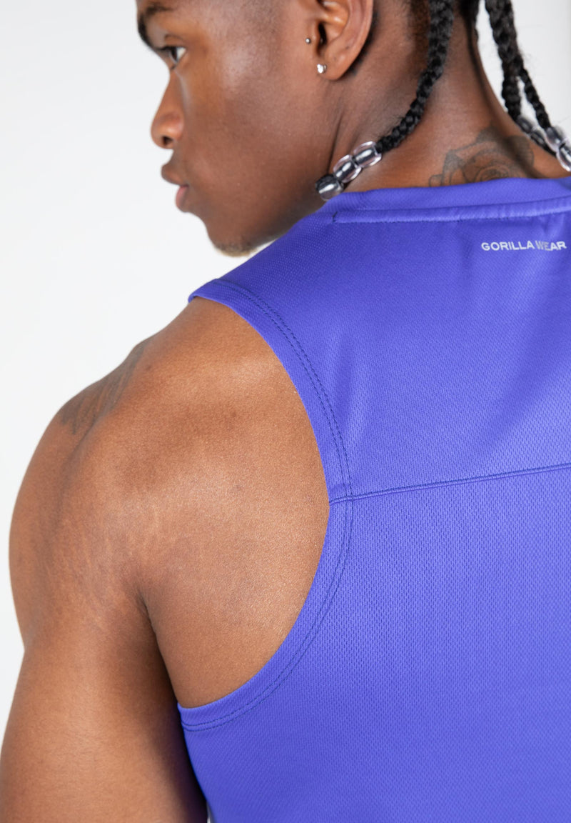  Ladda bild till gallerivisaren, Gorilla Wear Washington Tank Top, blue
