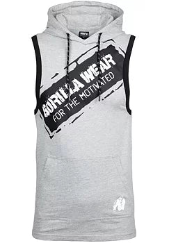  Ladda bild till gallerivisaren, Gorilla Wear Loretto Hooded Tank Top, grey melange
