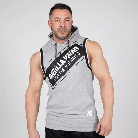 Gorilla Wear Loretto Hooded Tank Top, grey melange