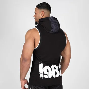  Ladda bild till gallerivisaren, Gorilla Wear Loretto Hooded Tank Top, black
