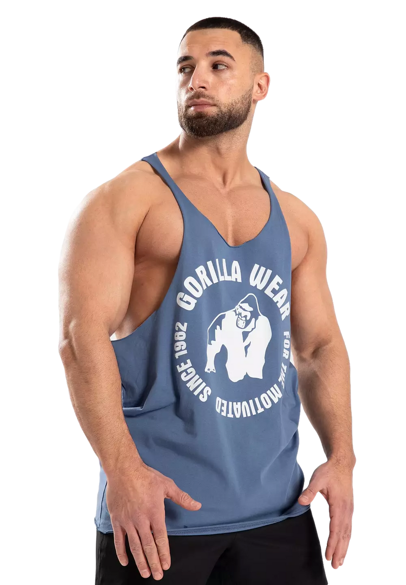 Ladda bild till gallerivisaren, Gorilla Wear Melrose Stringer, coronet blue
