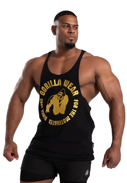 Gorilla Wear Melrose Stringer, black gold