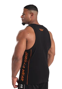 Gorilla Wear Monterey Tank Top, black/orange
