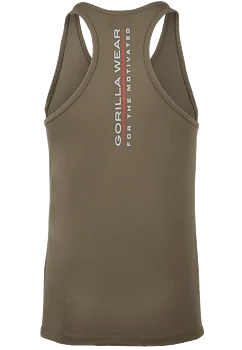 Gorilla Wear Lafayette Racerback Tank Top, army green
