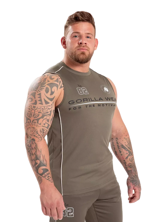 Gorilla Wear Broxton Tank Top, army green