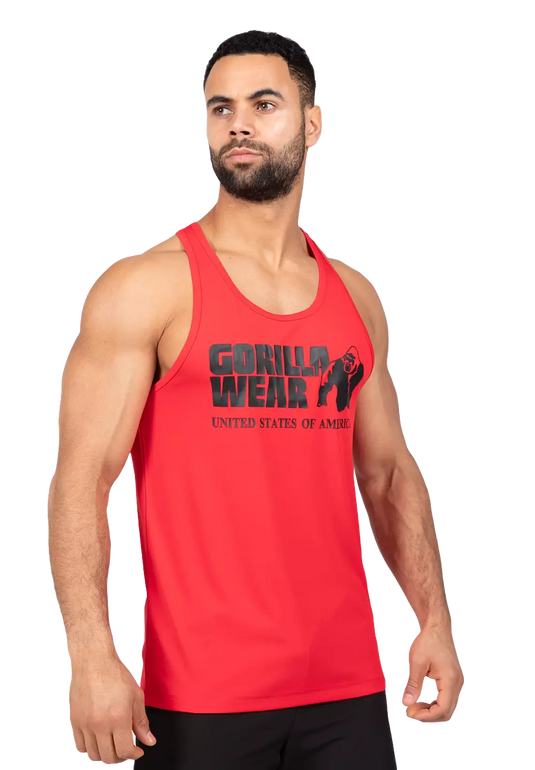 Gorilla Wear Classic Training Tank Top, red