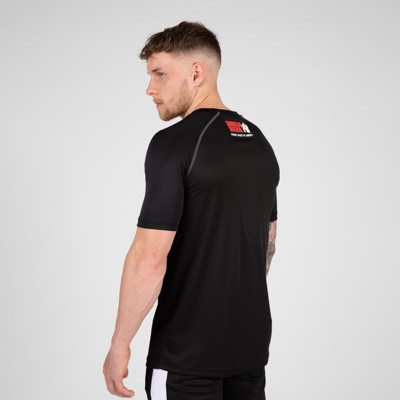  Ladda bild till gallerivisaren, Gorilla Wear Performance T-Shirt, black/grey
