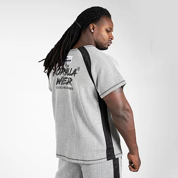  Ladda bild till gallerivisaren, Gorilla Wear Augustine Old School Work Out Top, grey
