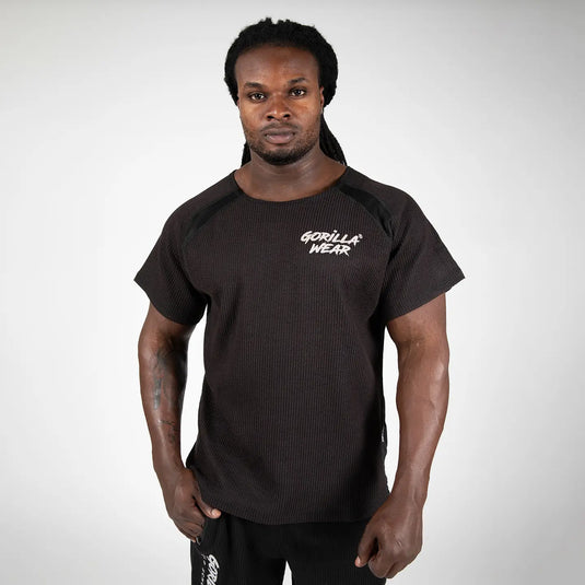 Gorilla Wear Augustine Old School Work Out Top, black