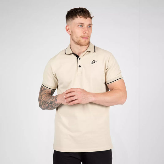 Gorilla Wear Delano Polo, beige/black