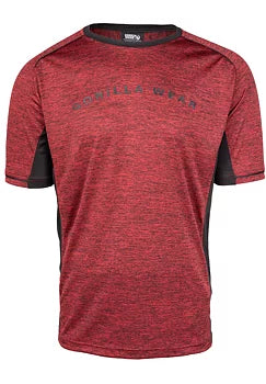 Gorilla Wear Fremont T-Shirt, burgundy red/black