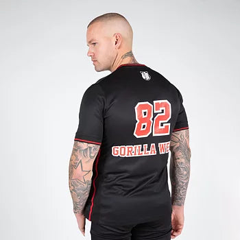 Gorilla Wear San Mateo T-Shirt, black/red