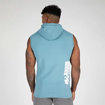 Gorilla Wear Oswego S/L Hooded T-Shirt, blue