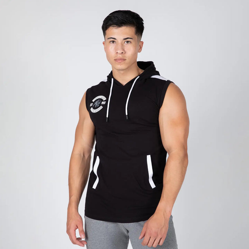  Ladda bild till gallerivisaren, Gorilla Wear Oswego S/L Hooded T-Shirt, black
