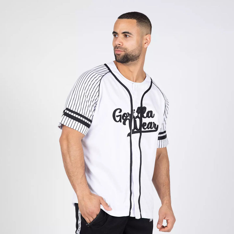  Ladda bild till gallerivisaren, Gorilla Wear 82 Baseball Jersey, white

