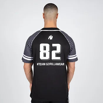 Gorilla Wear 82 Baseball Jersey, black