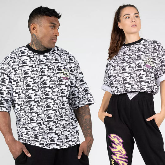 Gorilla Wear Legacy Oversized T-Shirt, white/black
