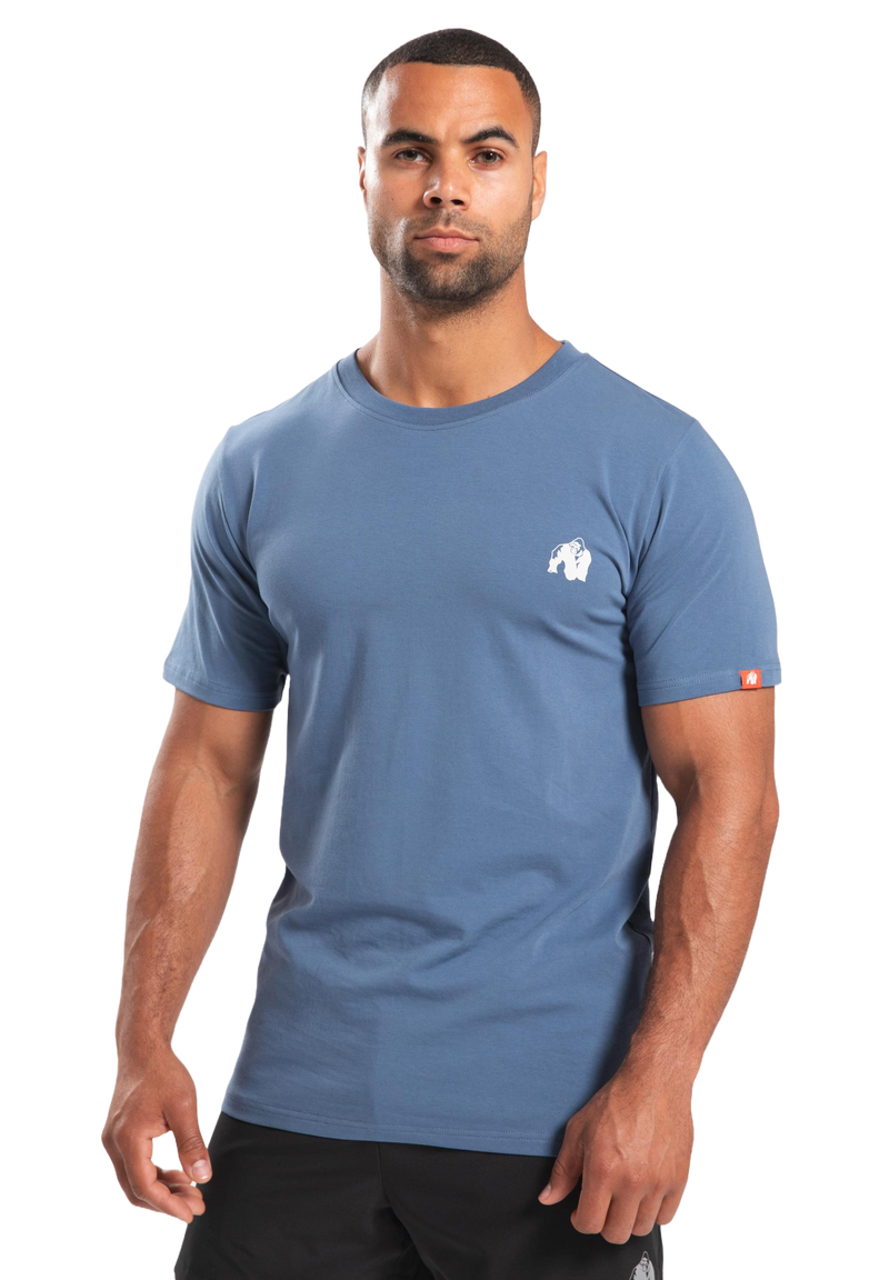  Ladda bild till gallerivisaren, Gorilla Wear Warren T-Shirt, coronet blue
