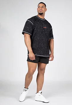 Gorilla Wear Saginaw Oversized T-Shirt, washed black