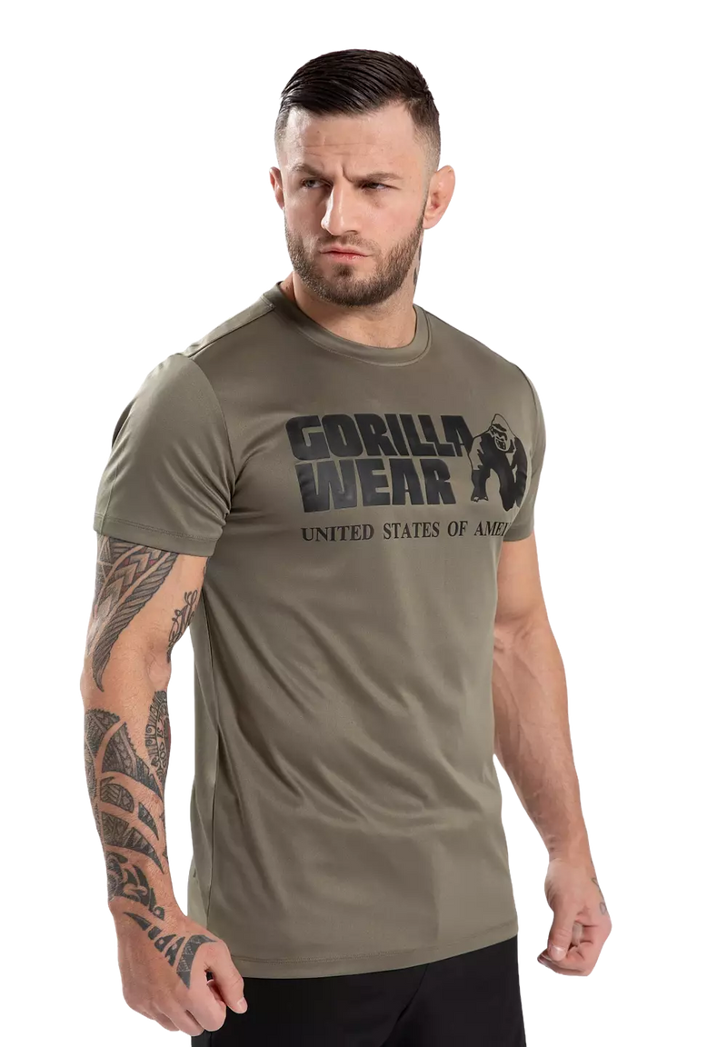  Ladda bild till gallerivisaren, Gorilla Wear Classic Training T-Shirt, army green
