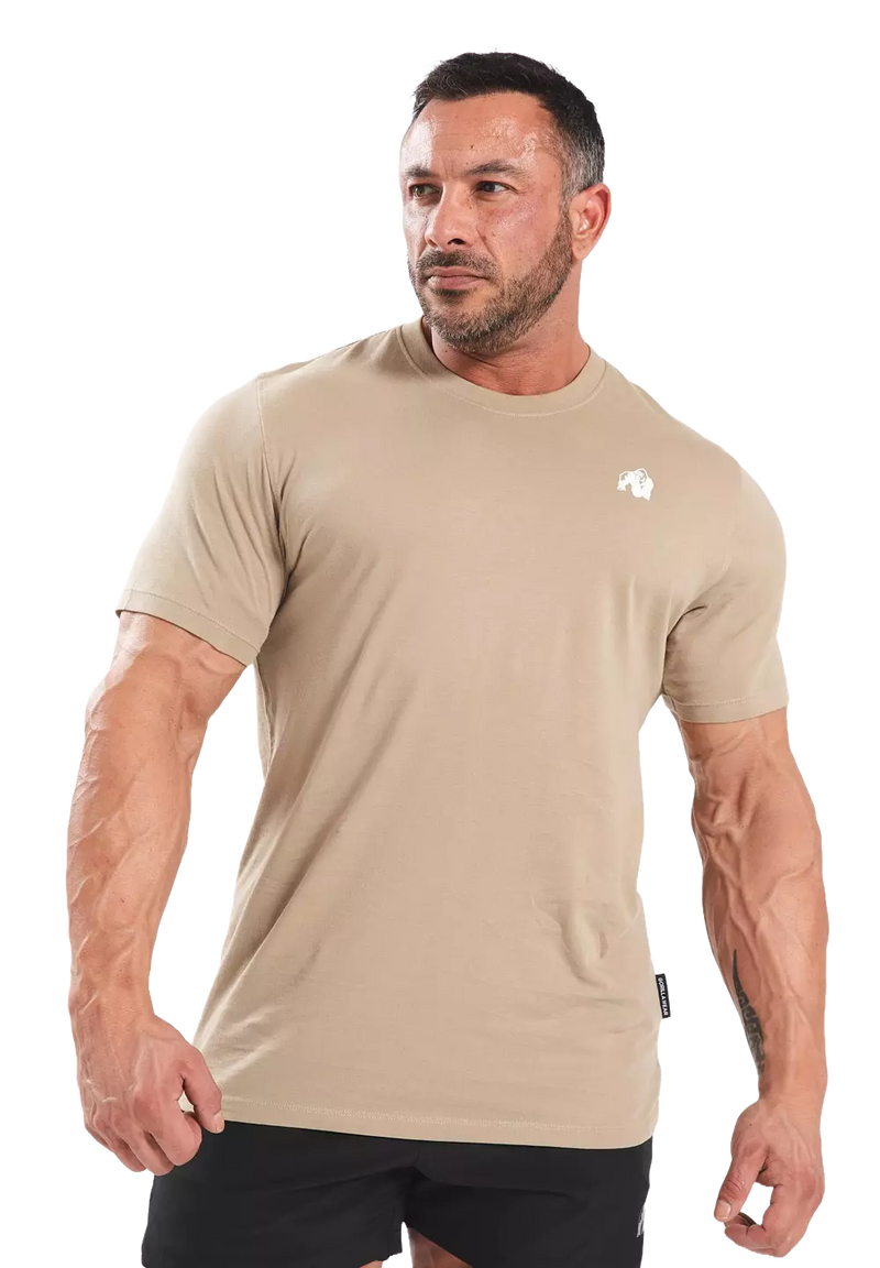  Ladda bild till gallerivisaren, Gorilla Wear Oregon T-Shirt, beige

