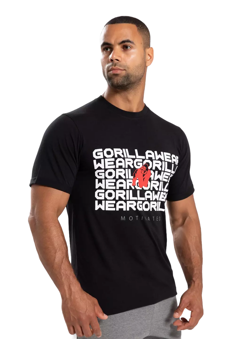  Ladda bild till gallerivisaren, Gorilla Wear Bradley T-Shirt, black

