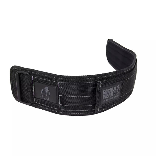 Gorilla Wear 4 Inch Nylon Belt, black/grey