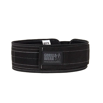  Ladda bild till gallerivisaren, Gorilla Wear 4 Inch Nylon Belt, black/grey
