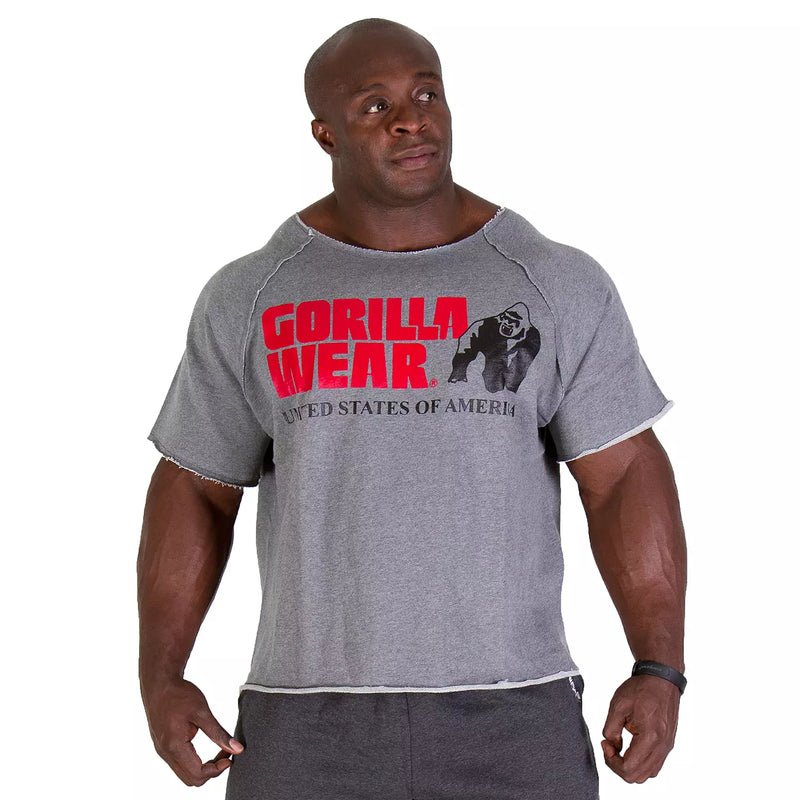  Ladda bild till gallerivisaren, Gorilla Wear Classic Workout Top, grey
