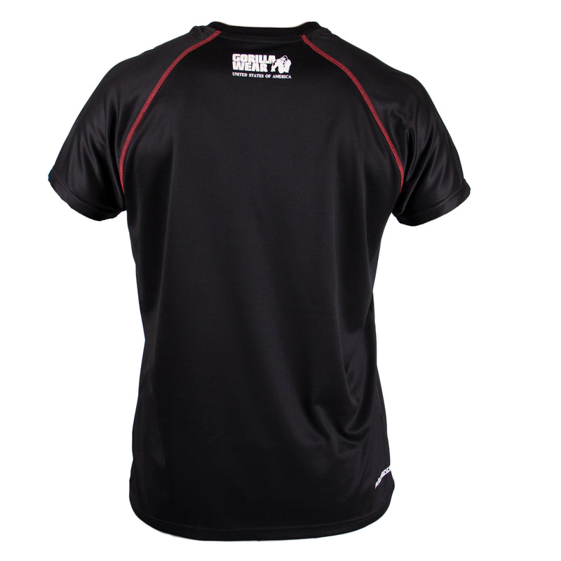  Ladda bild till gallerivisaren, Gorilla Wear Performance T-Shirt, black/red
