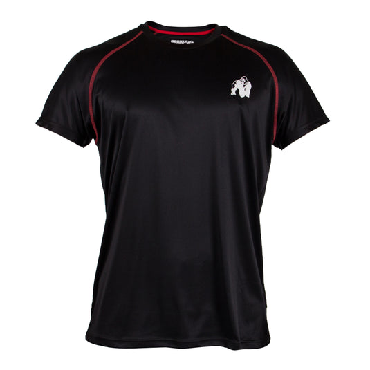 Gorilla Wear Performance T-Shirt, black/red