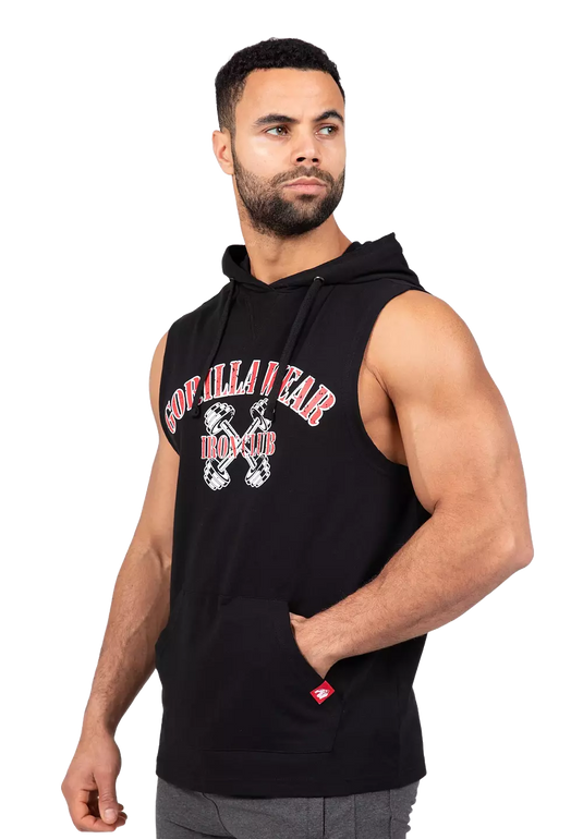 Gorilla Wear Chico S/L Hooded T-Shirt, black