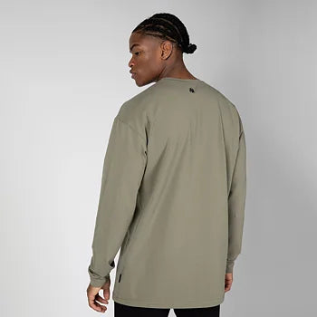Gorilla Wear Boise Oversized Long Sleeve, army green