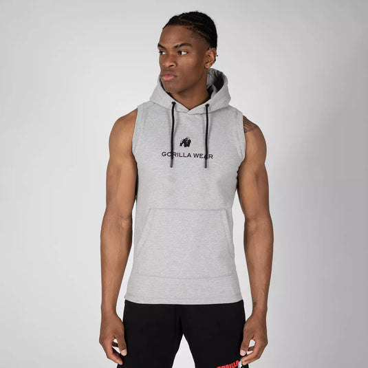 Gorilla Wear Lincoln Sleeveless Hoodie, grey