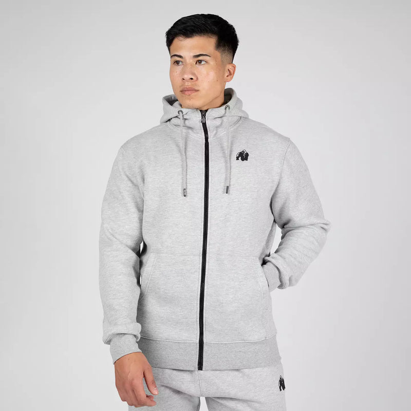  Ladda bild till gallerivisaren, Gorilla Wear Kennewick Zipped Hoodie, grey

