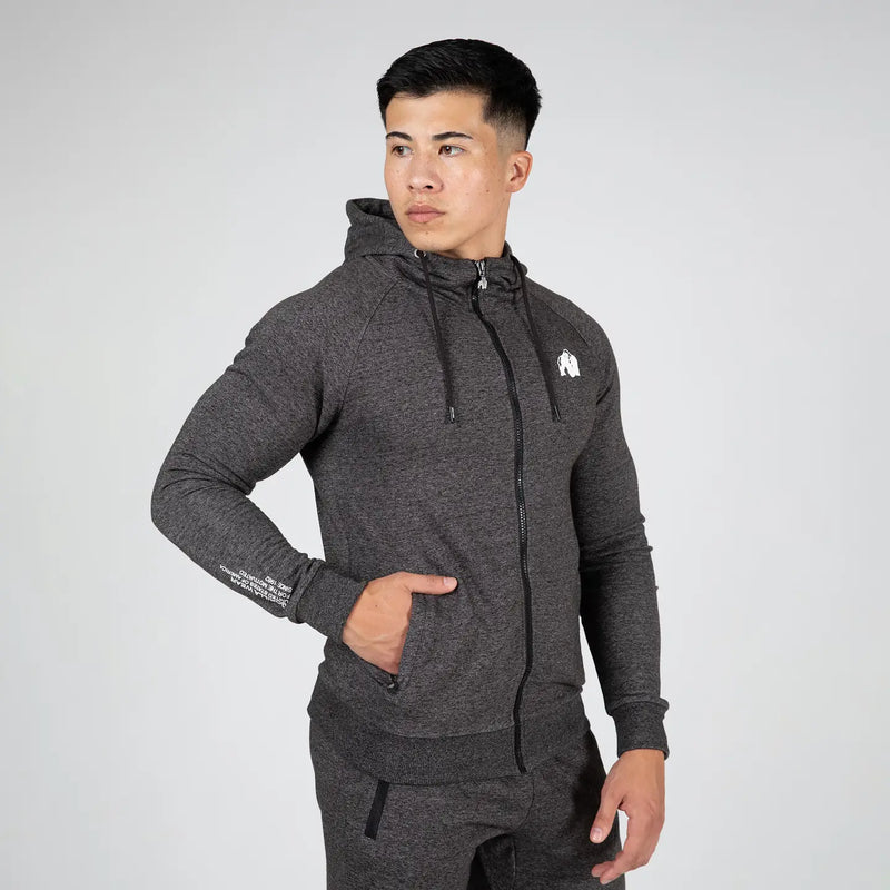  Ladda bild till gallerivisaren, Gorilla Wear Payette Zipped Hoodie, grey

