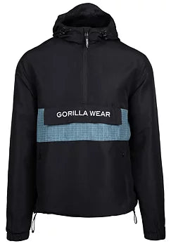  Ladda bild till gallerivisaren, Gorilla Wear Bolton Windbreaker, black
