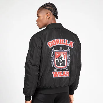 Gorilla Wear Covington Bomber Jacket, black