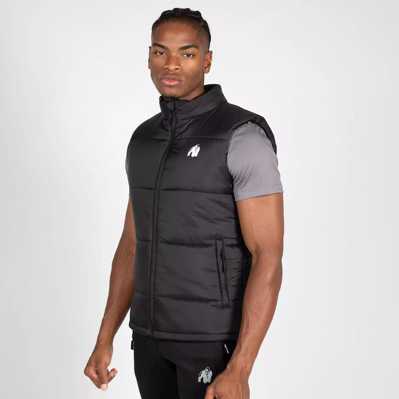  Ladda bild till gallerivisaren, Gorilla Wear Irvine Puffer Vest, black
