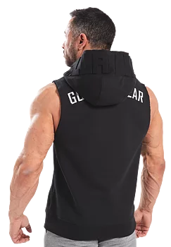  Ladda bild till gallerivisaren, Gorilla Wear Marshall Sleeveless Hoodie, black

