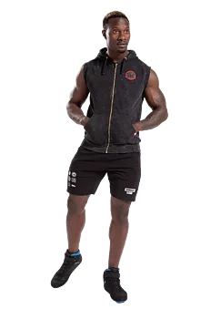  Ladda bild till gallerivisaren, Gorilla Wear Silverdale Sleeveless Hoodie, black
