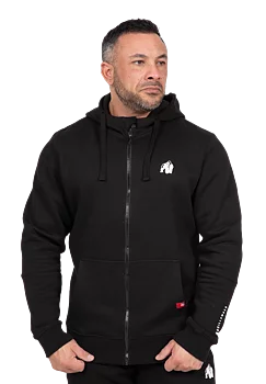 Gorilla Wear Leon Zipped Hoodie, black
